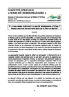 Gazette spéciale Marché Hebdomadaire